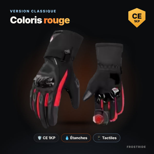 Gants moto hiver homologués, photo 2